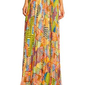 Alice + Olivia maxi skirt multi color.